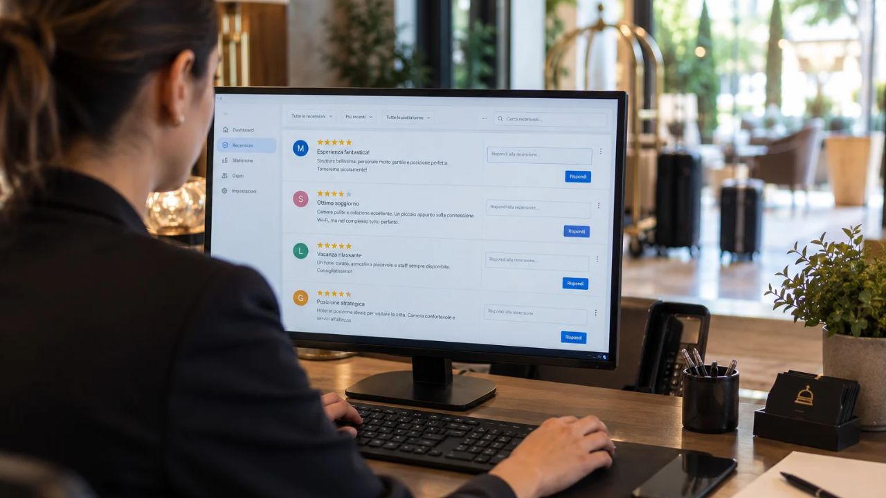gestione recensioni hotel